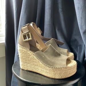 Marc Fisher suede espadrilles